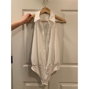 Alexander Wang sleeveless white shirt